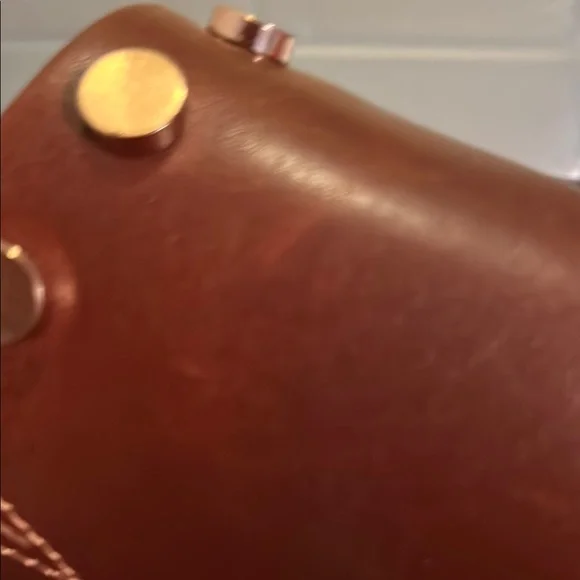 Kelsi Dagger Brown Leather Studded Sandals - Picture 8 of 10